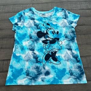Minnie mouse tie dye tee